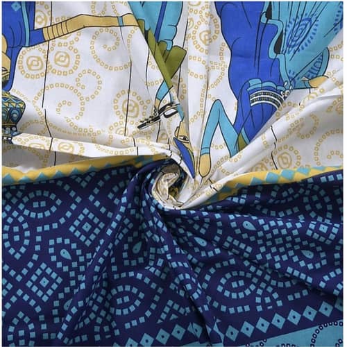 Pure Cotton Jaipuri Double Bedsheet with Pillow Covers - Multicolor