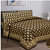 Pure Cotton Double Bedsheet with 2 Pillow Covers - Brown - photo