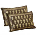 Pure Cotton Double Bedsheet with 2 Pillow Covers - Brown - top_view
