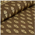 Pure Cotton Double Bedsheet with 2 Pillow Covers - Brown - rear_view