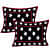 Pure Cotton Double Bedsheet with 2 Pillow Covers - Black - top_view