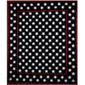 Pure Cotton Double Bedsheet with 2 Pillow Covers - Black - rear_view