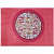 Pure Cotton Double Bedsheet with Pillow Covers Floral Print - Pink - top_view
