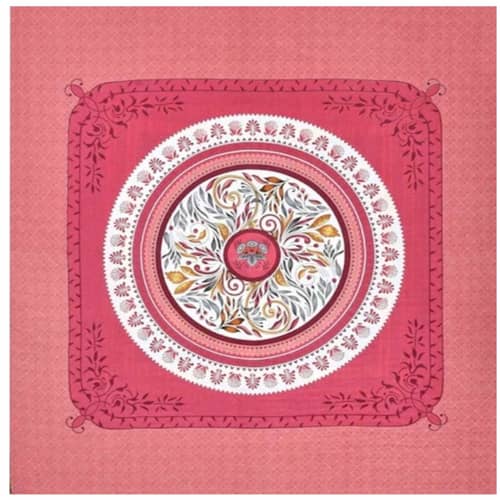 Pure Cotton Double Bedsheet with Pillow Covers Floral Print - Pink