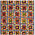 Pure Cotton Double Bedsheet with Pillow Covers Elephant Print - Multicolour - front_view