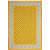 Pure Cotton Single Bedsheet With Pillow Cover Circular Prints - Yellow - rear_view