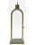 Modest Candle Lantern Luxury Design in Bronze Metallic Finish - rear_view