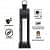 Modest Candle Lantern Luxury Design in Black Texture Finish - left_view