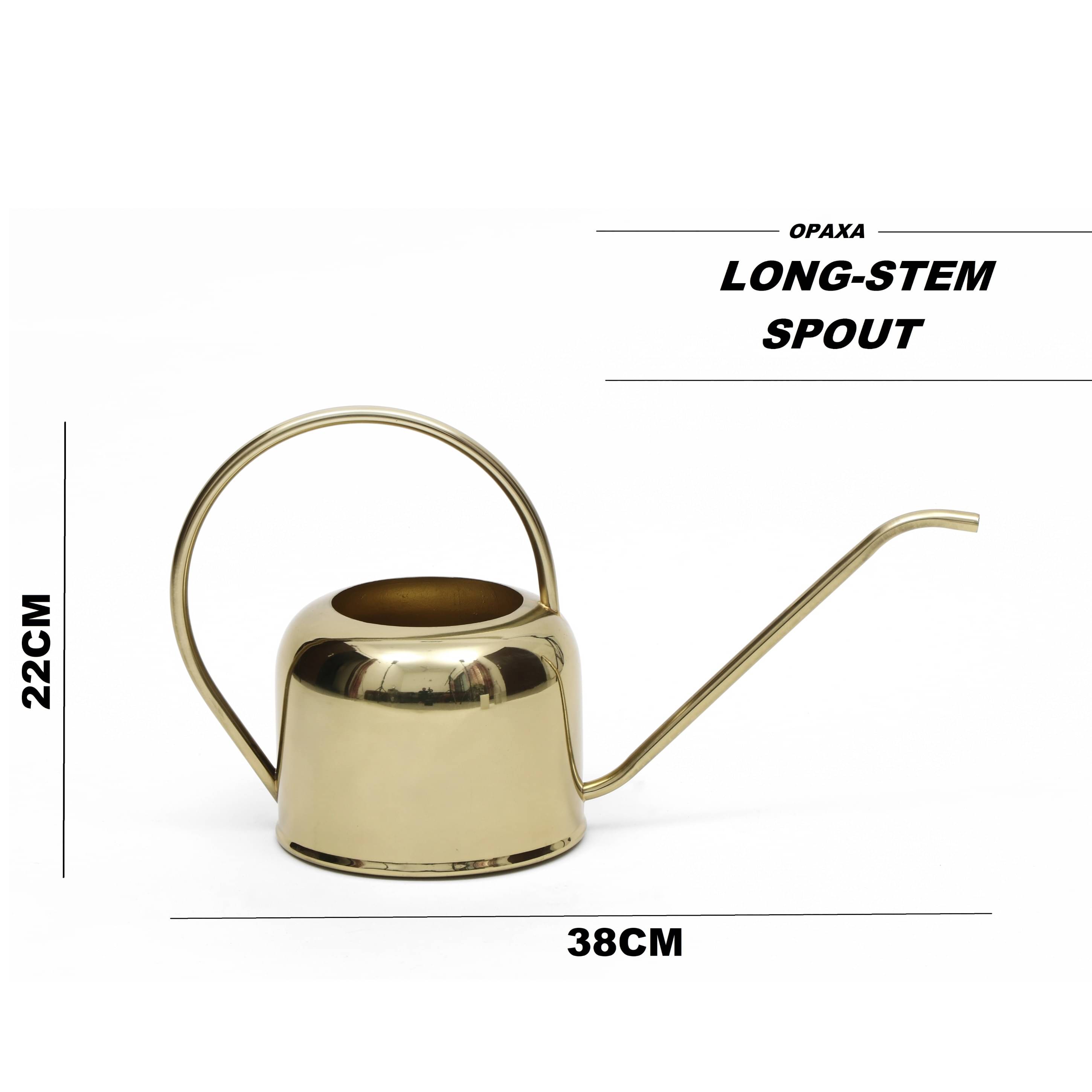 Golden Watering Can Handcrafted (Water Capacity 2 L)