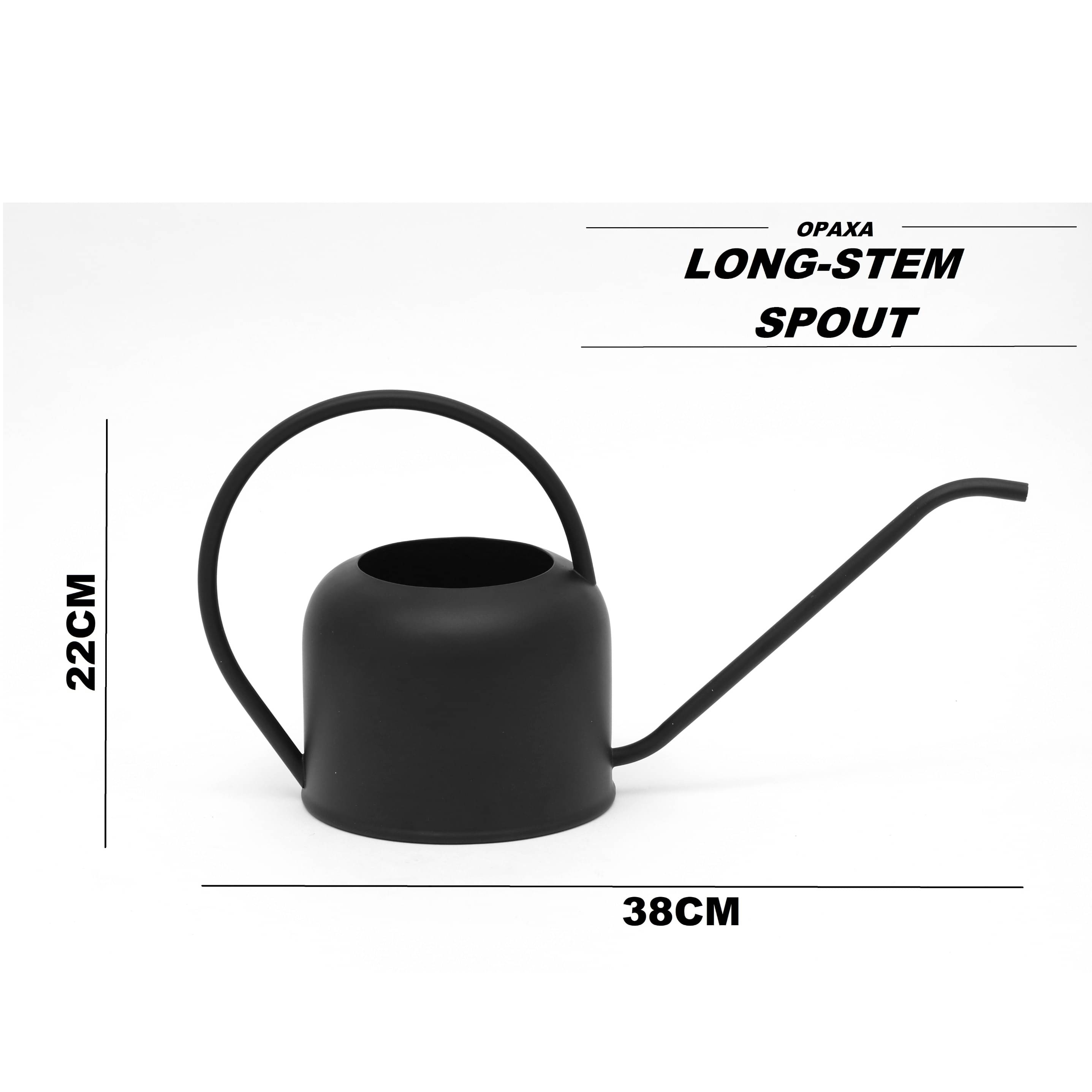 Black Watering Can Handcrafted (Water Capacity 2 L)