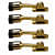 Fancy Aluminium Door Stopper (Set of 4 Pcs) - top_view
