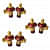 Stylish Mandir Curtain Bracket (3 Pair) - photo