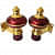 Stylish Mandir Curtain Bracket (3 Pair) - front_view
