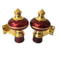 Stylish Mandir Curtain Bracket (3 Pair) - top_view