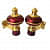 Stylish Mandir Curtain Bracket (3 Pair) - top_view