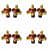 Mandir Curtain Bracket (4 Pair) - photo