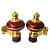 Mandir Curtain Bracket (4 Pair) - front_view