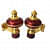 Mandir Curtain Bracket (4 Pair) - top_view