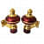 Mandir Curtain Bracket (4 Pair) - rear_view