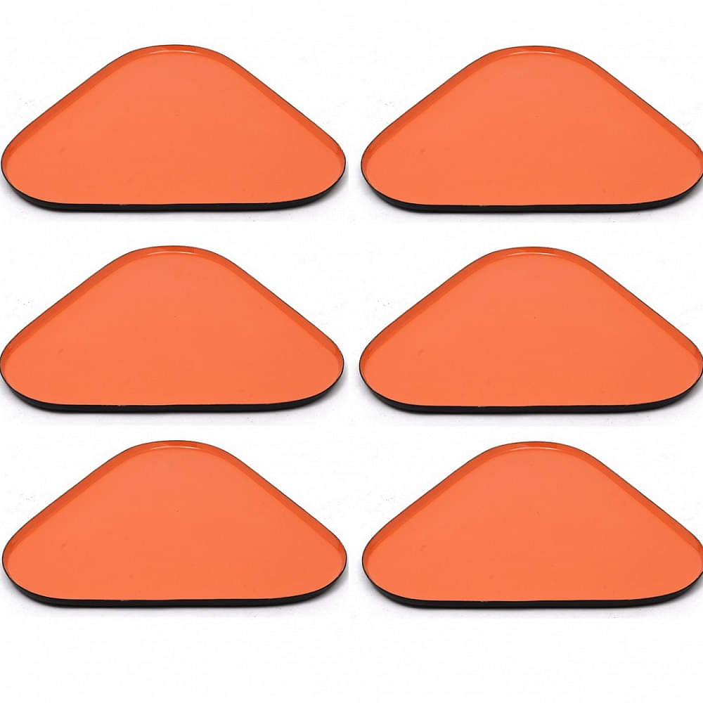 Enamel Triangle Serving Tray(Set of 6) - photo