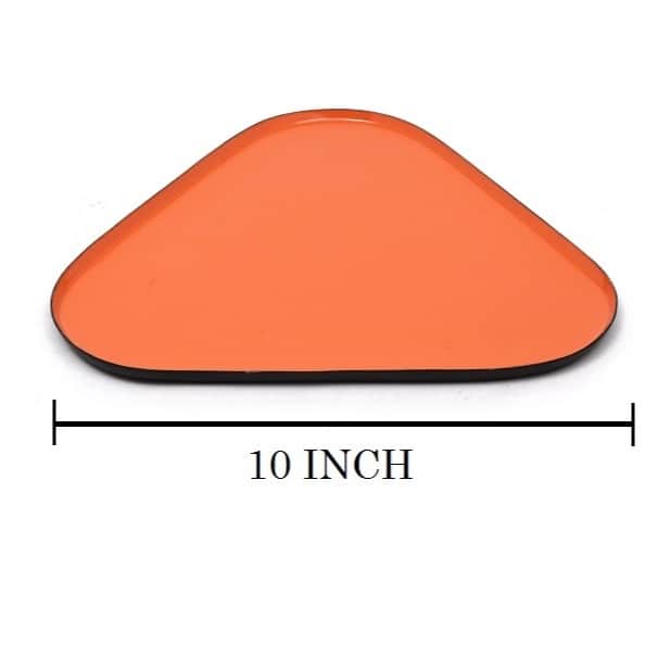 Enamel Triangle Serving Tray(Set of 6) - top_view