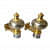 Fancy Mandir Pair Curtain Bracket - photo