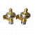 Fancy Mandir Pair Curtain Bracket - rear_view