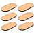 Enamel Oval Serving Tray (Set of 6) - photo