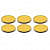Enamel Round Serving Tray (Set of 6) - rear_view