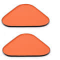 Enamel Triangle Serving (Set of 2) - photo