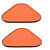 Enamel Triangle Serving (Set of 2) - photo