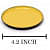 Enamel Round Serving Tray (Set of 3) - top_view