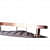 Rose Gold Stainless Steel Corner Shelf - left_view