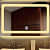 Durable Frame Bath mirror - top_view