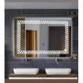 Home Bathroom Led Bath Mirror 18X36 Inch - rear_view