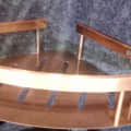 Rose Gold Stainless Steel Corner Shelf - front_view