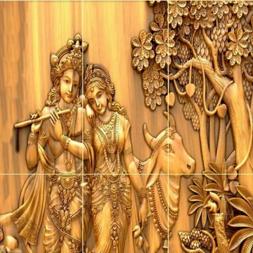 Radha Krishna Ceramic Tile