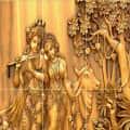 Radha Krishna Ceramic Tile - top_view