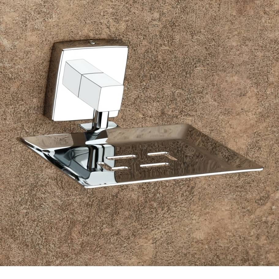 Steel Finish Soap Dish