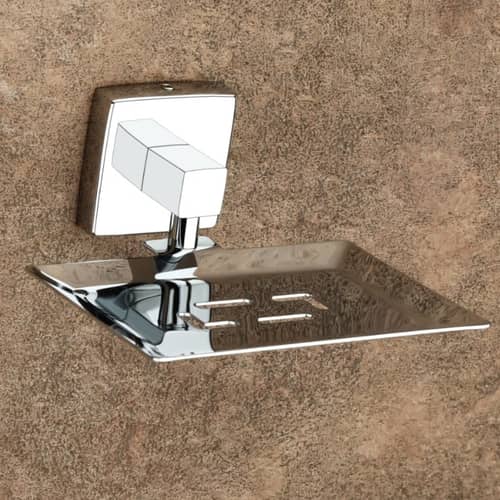 Steel Finish Soap Dish