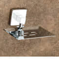 Steel Finish Soap Dish - top_view