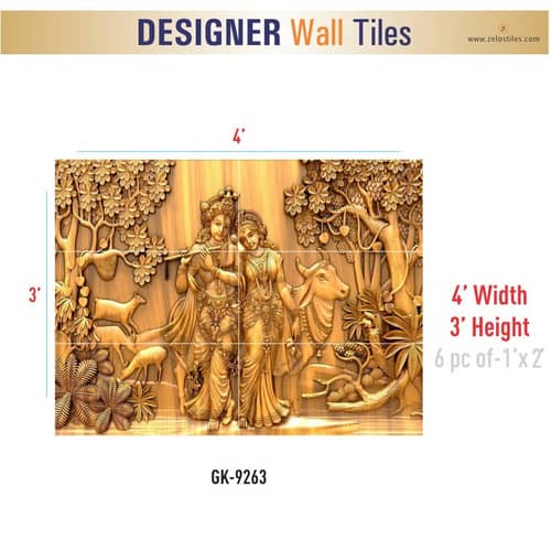 Radha Krishna Ceramic Tile