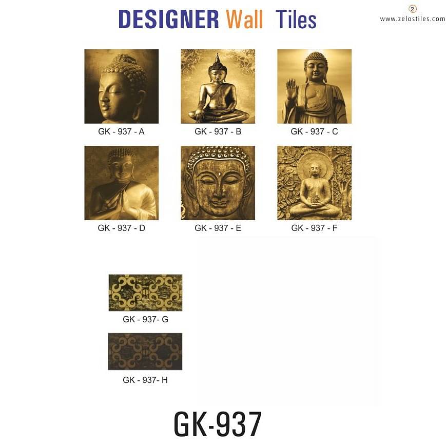 God Buddha Wall Tile