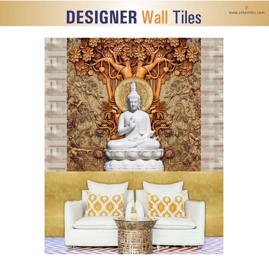 Exclusive Divine Buddha Ceramic Tile