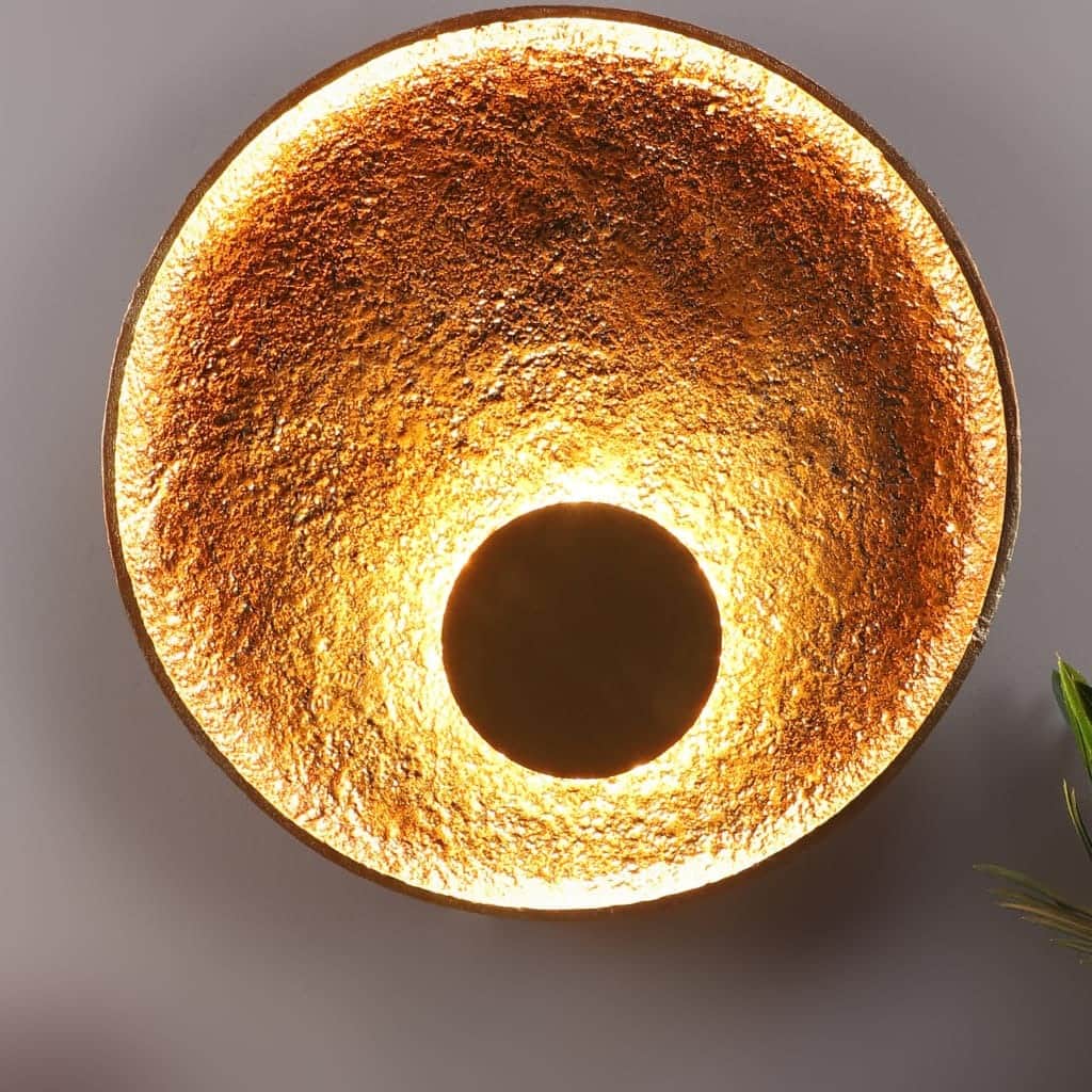 Aluminium Decorative wall light - rear_view