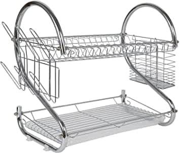 Stainless Steel Dish Rack - top_view
