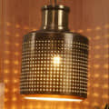 Brass Antique Finish Hanging Lamp - photo
