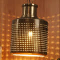 Brass Antique Finish Hanging Lamp - top_view