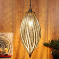 Designer Antique Finish Hanging Lamp - front_view