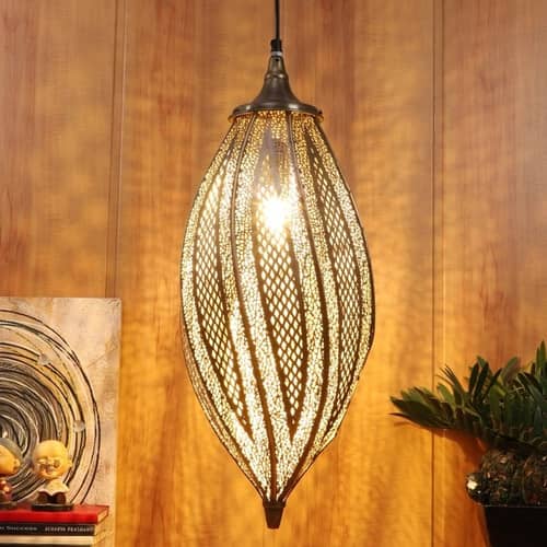 Designer Antique Finish Hanging Lamp